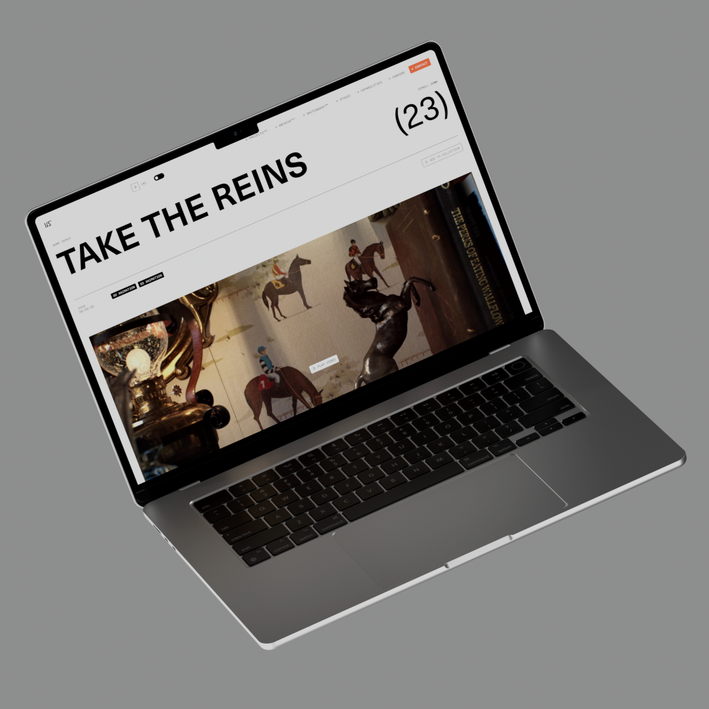 I Am Static (IAS)'s custom website